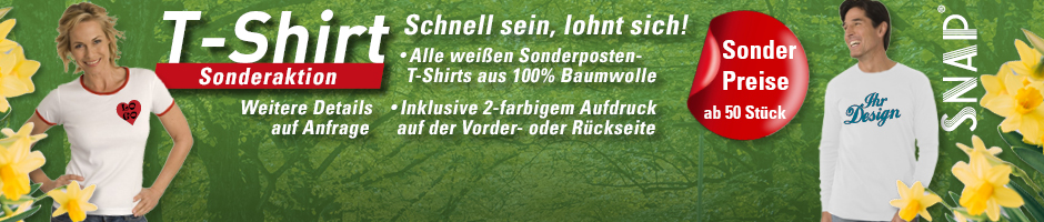 T Shirt Aktion Homepage Banner