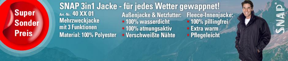 Homepage Banner Artikel des Monats 3in1 Jacke